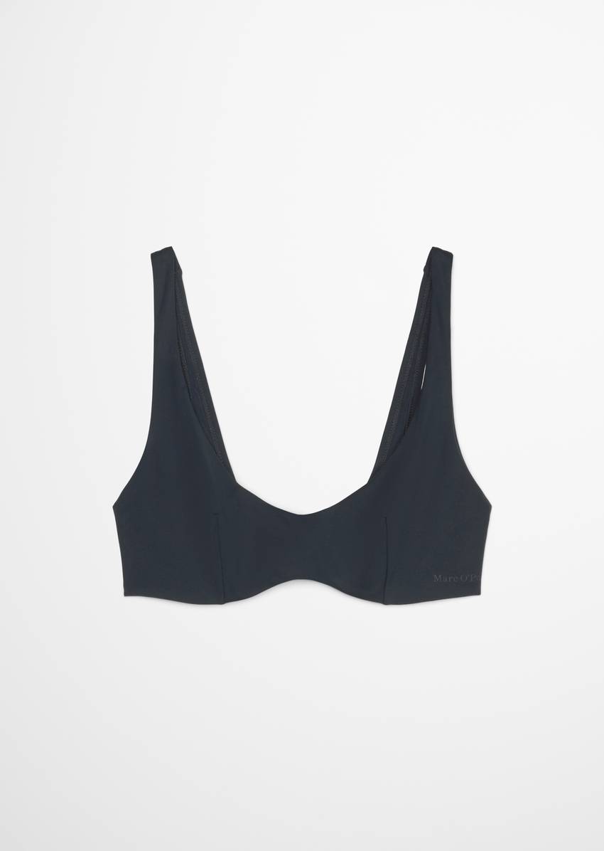 Bikini top with bracket