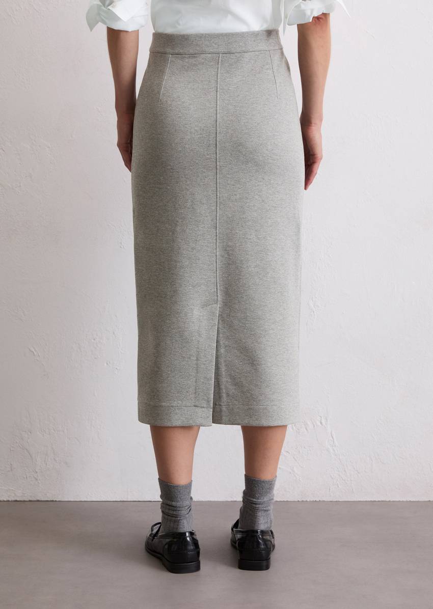 Jersey skirt regular made from interlock quality