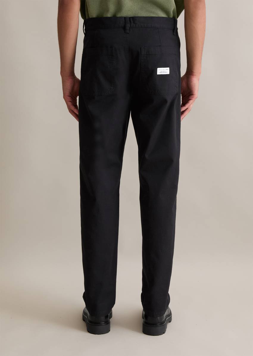 Workwear trousers regular made from robust organic cotton canvas