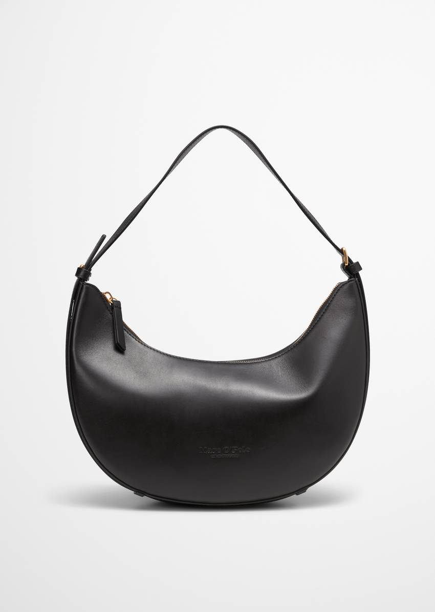 Crossbody bag small made from fine cowhide