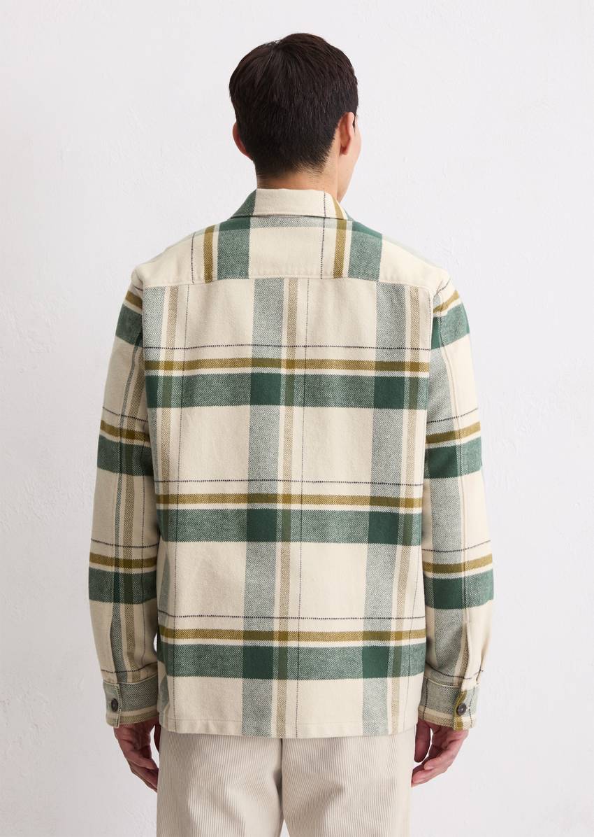 Overshirt made from soft organic cotton flannel