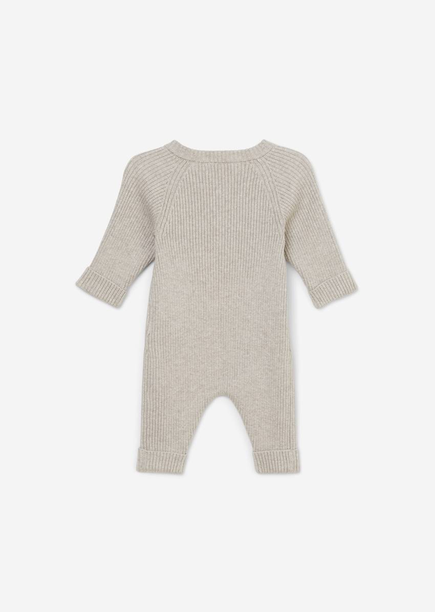 UNISEX-BABYS knitted overall made from pure organic cotton