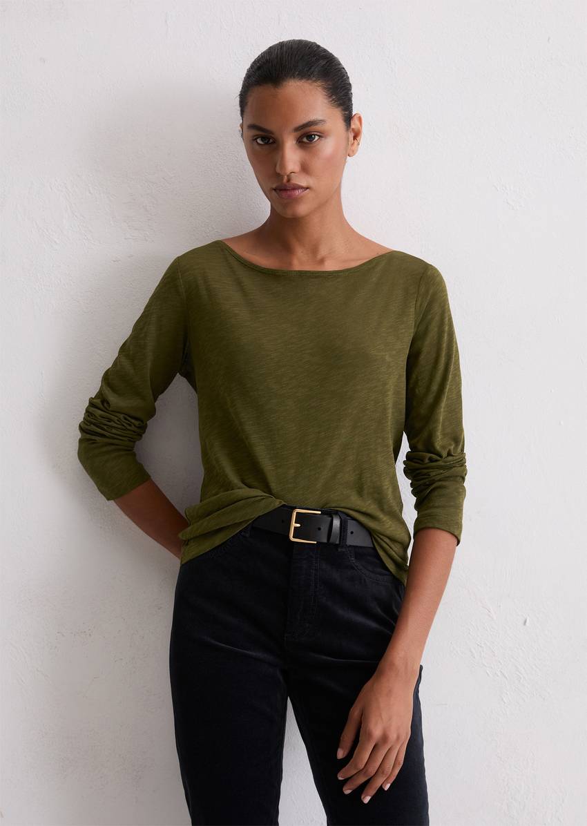 U-boat longsleeve regular made from organic cotton quality