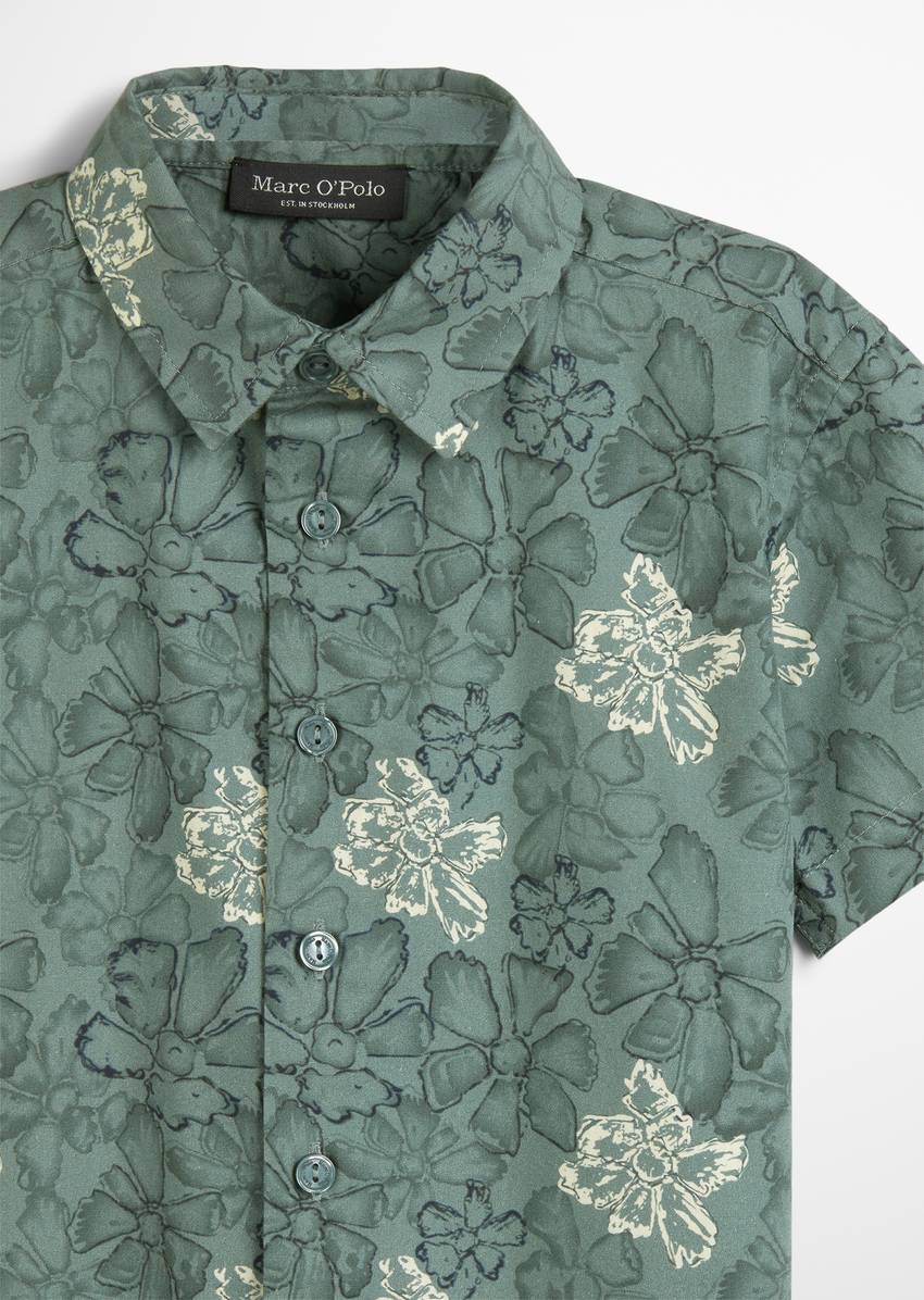 KIDS-BOYS short-sleeved shirt made from pure organic cotton