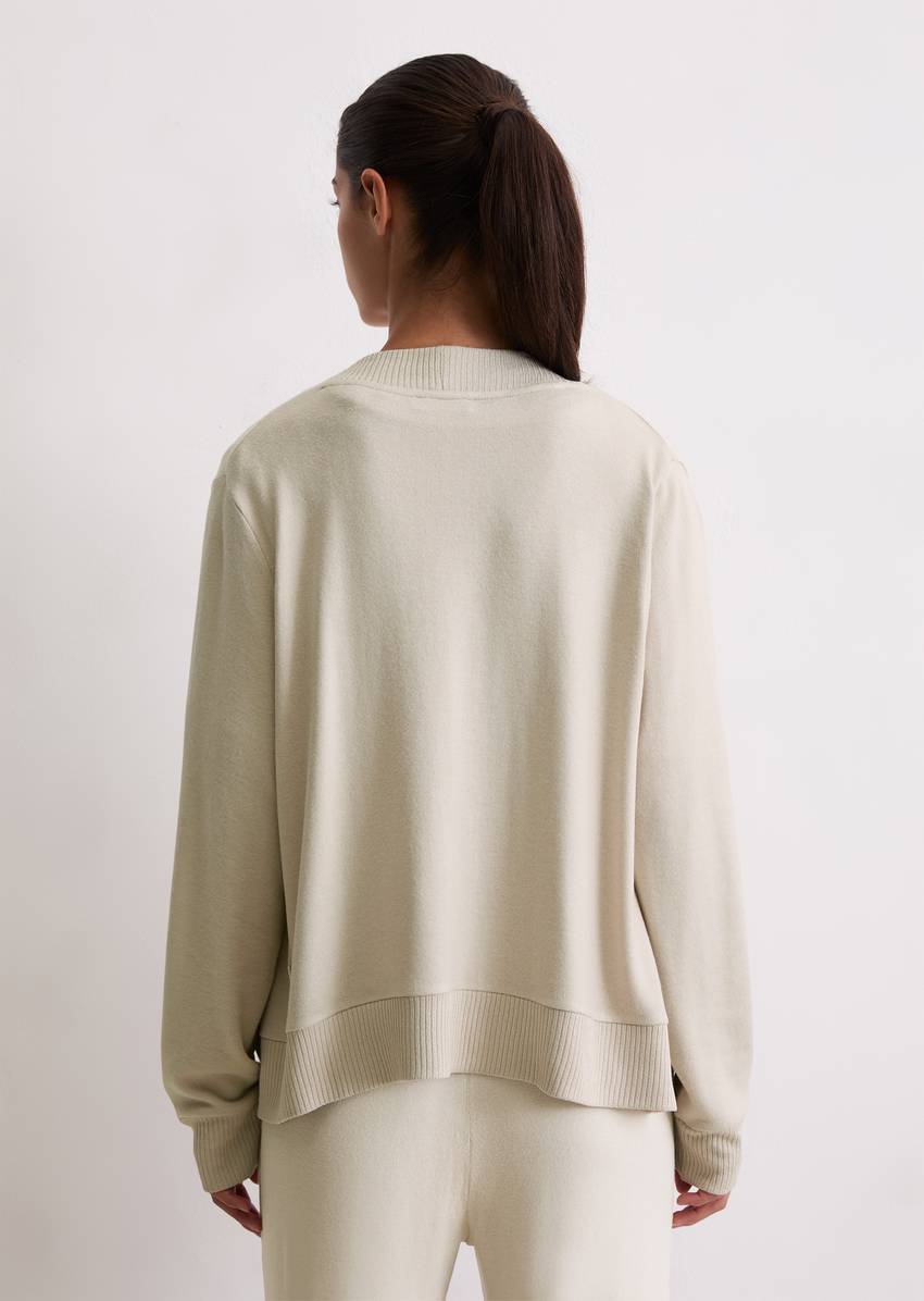 Lounge cardigan Made from a soft TENCEL™ modal blend