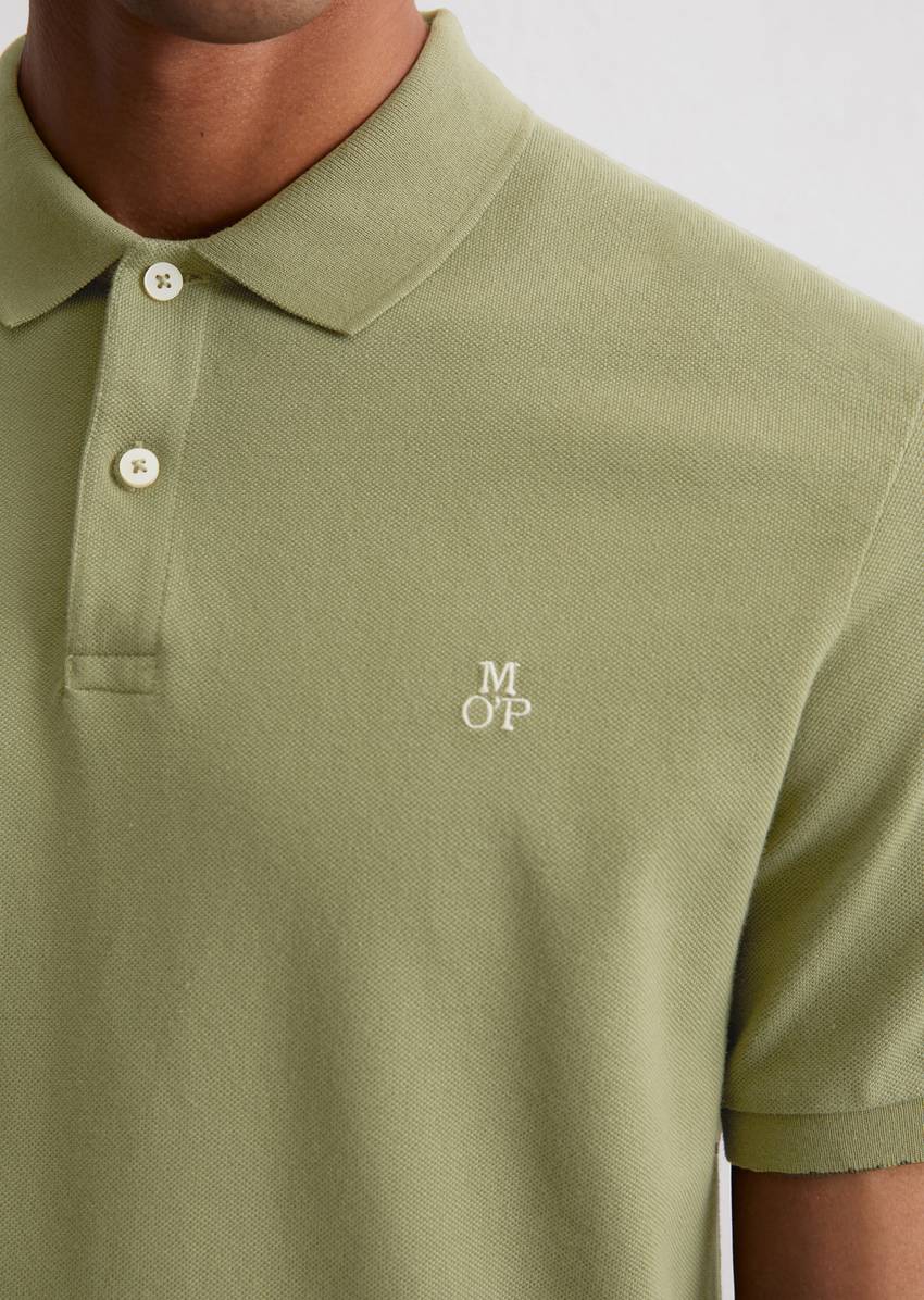 Piqué regular polo shirt Made of pure organic cotton
