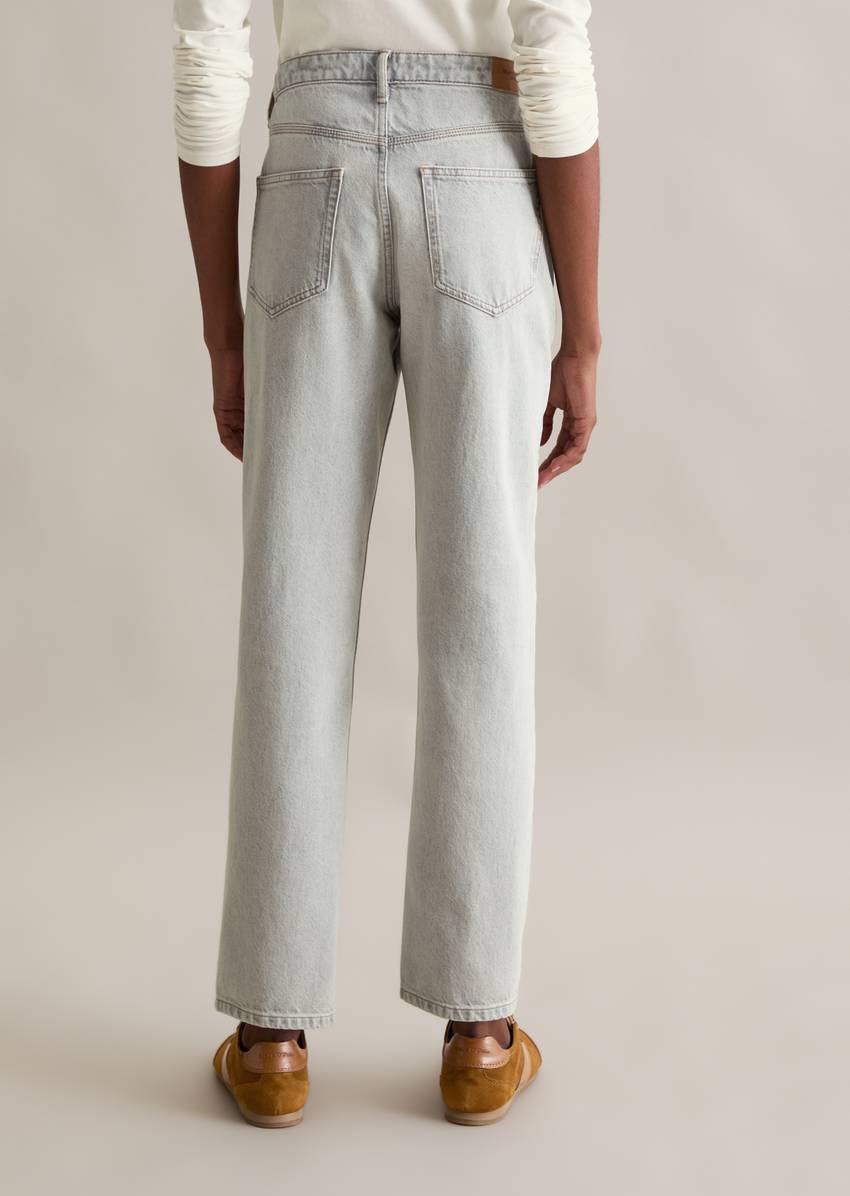 Jeans model Onna straight made from gray rigid denim