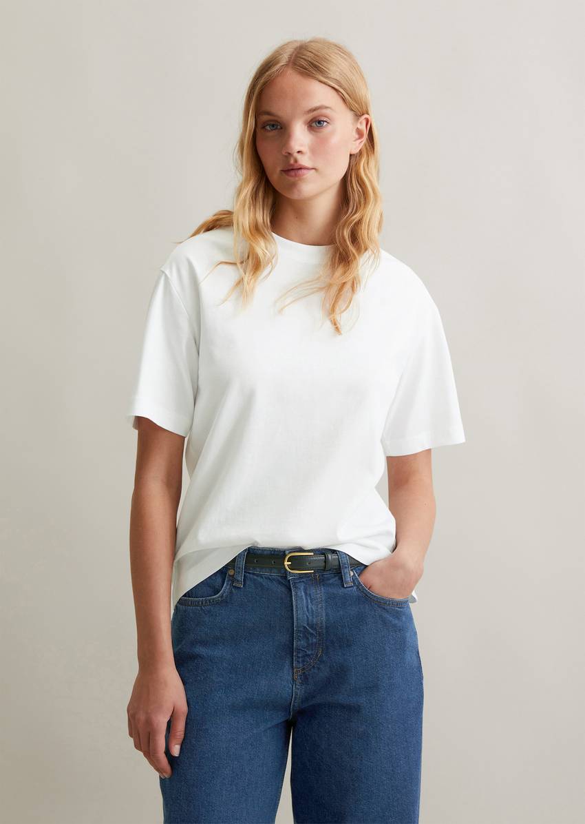 Basic regular T-shirt made from organic cotton