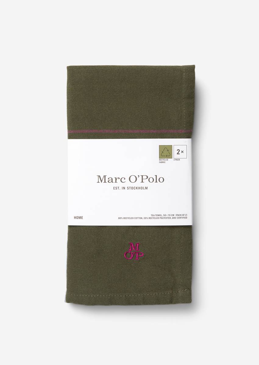 Checkered tea towel In pack of 2