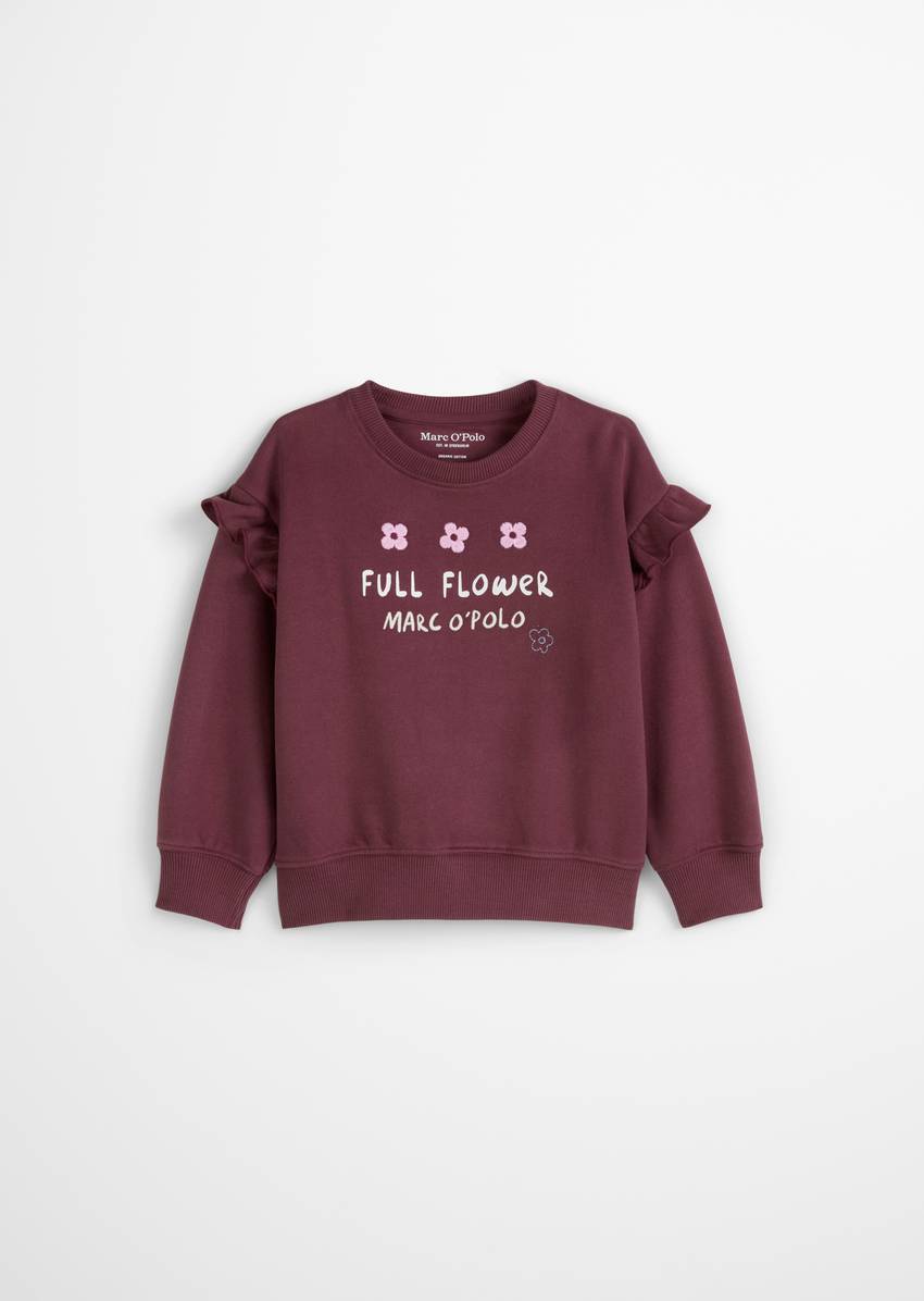 KIDS-GIRLS sweatshirt with frill details