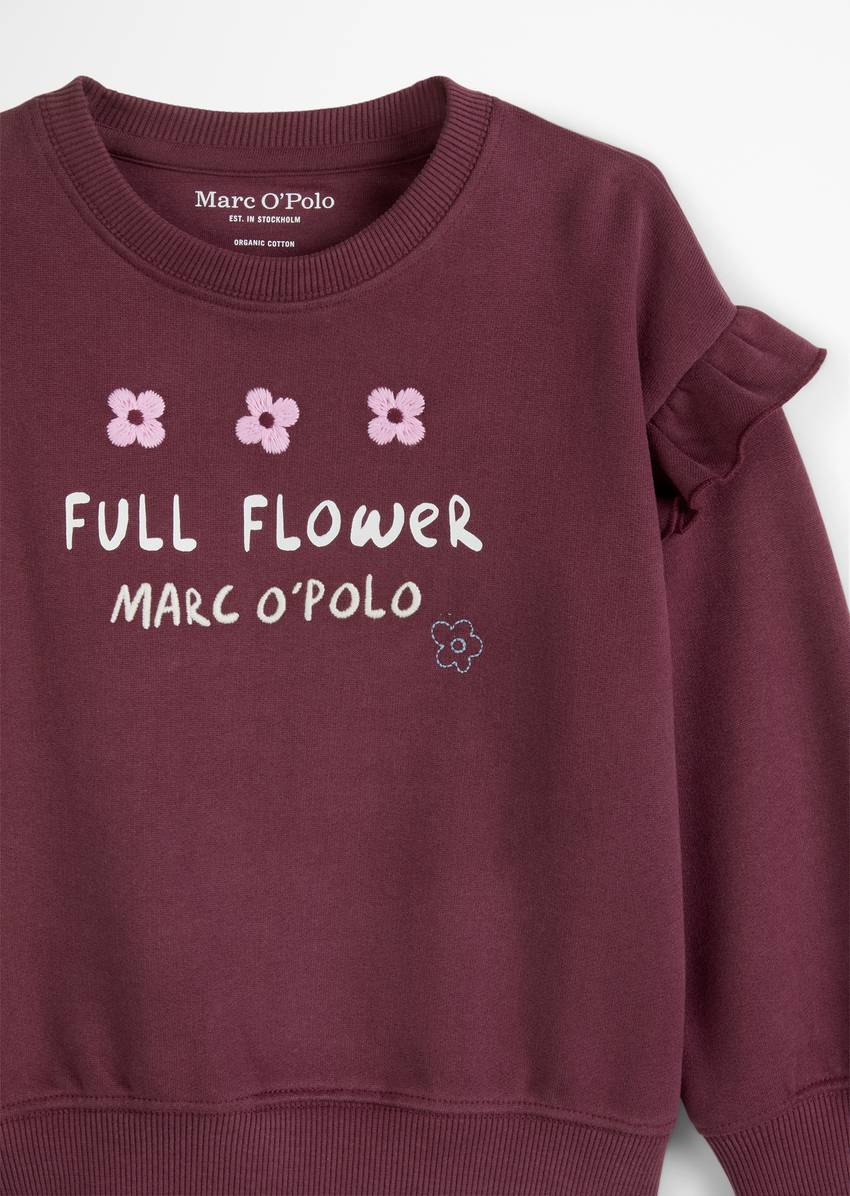 KIDS-GIRLS sweatshirt with frill details
