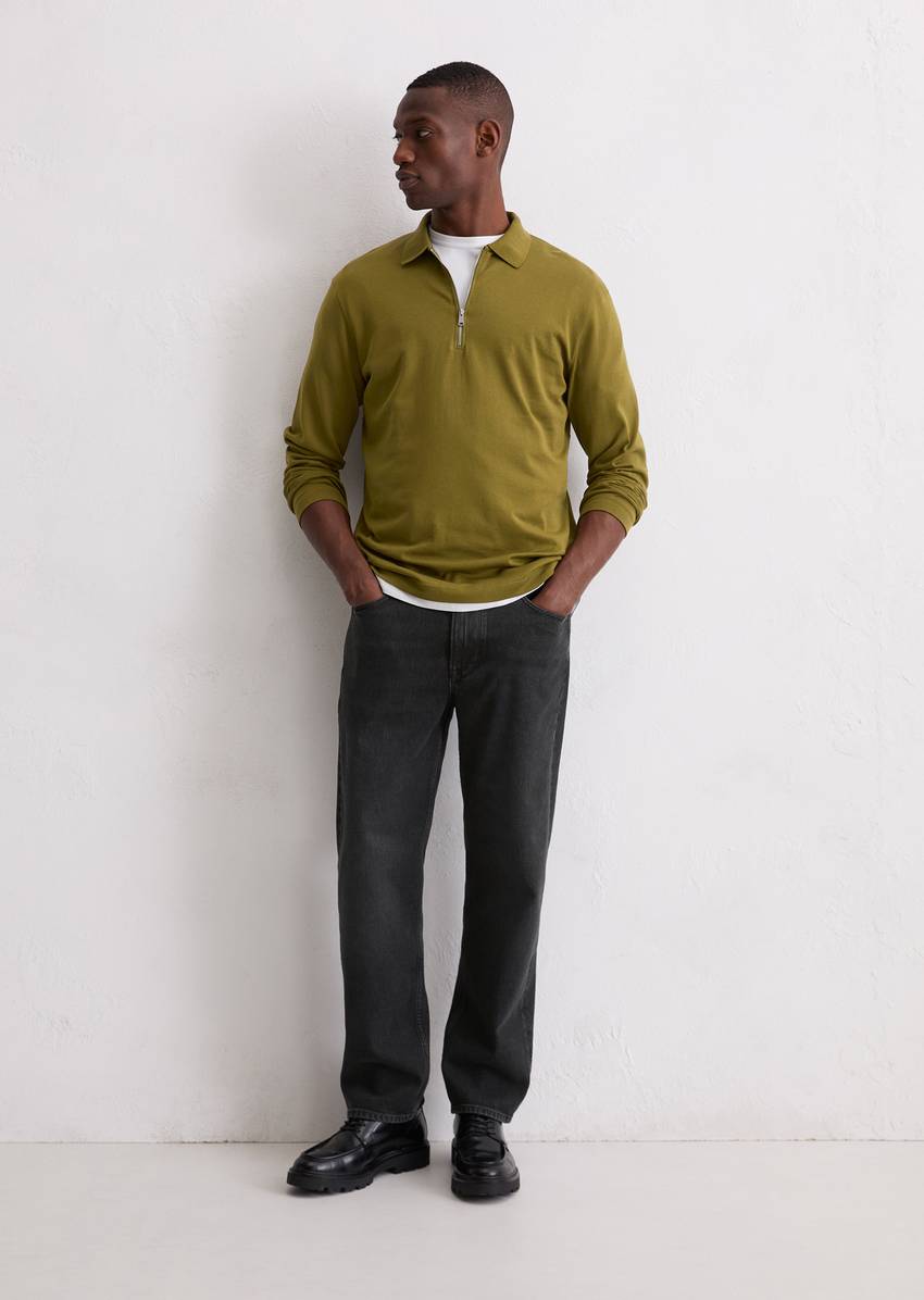 DfC Longsleeve regular with flat knit collar