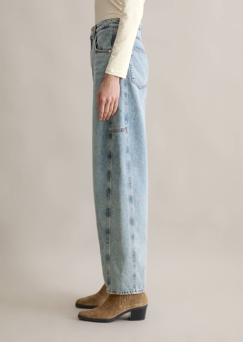Jeans model Enni made from denim with European nettle fibers
