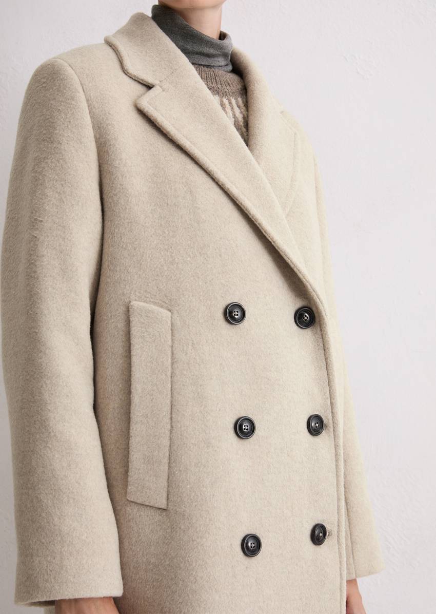 Blazer coat regular made from an Italian wool blend