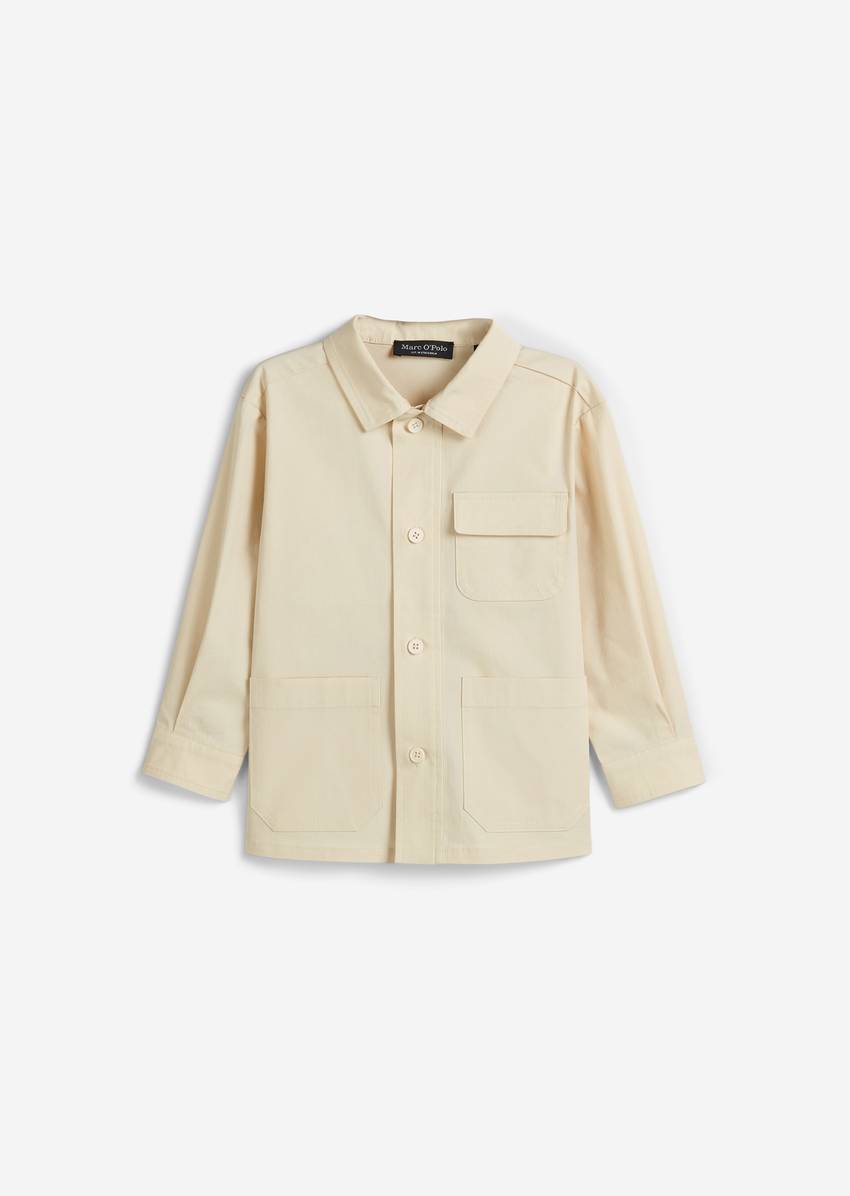 KIDS-BOYS Overshirt made from organic cotton poplin