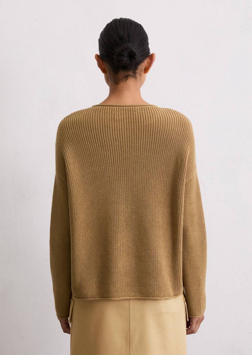 DfC knitted sweater oversize made from heavyweight organic cotton