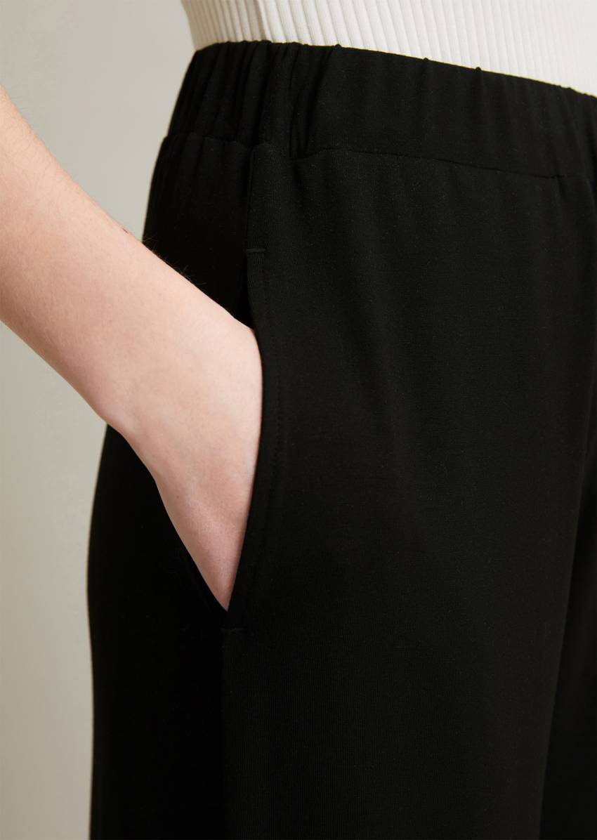 Wide jersey pants from LENZING™ ECOVERO™