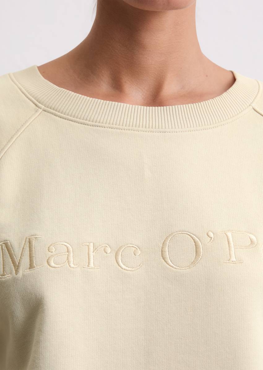 Logo sweatshirt relaxed made from organic cotton