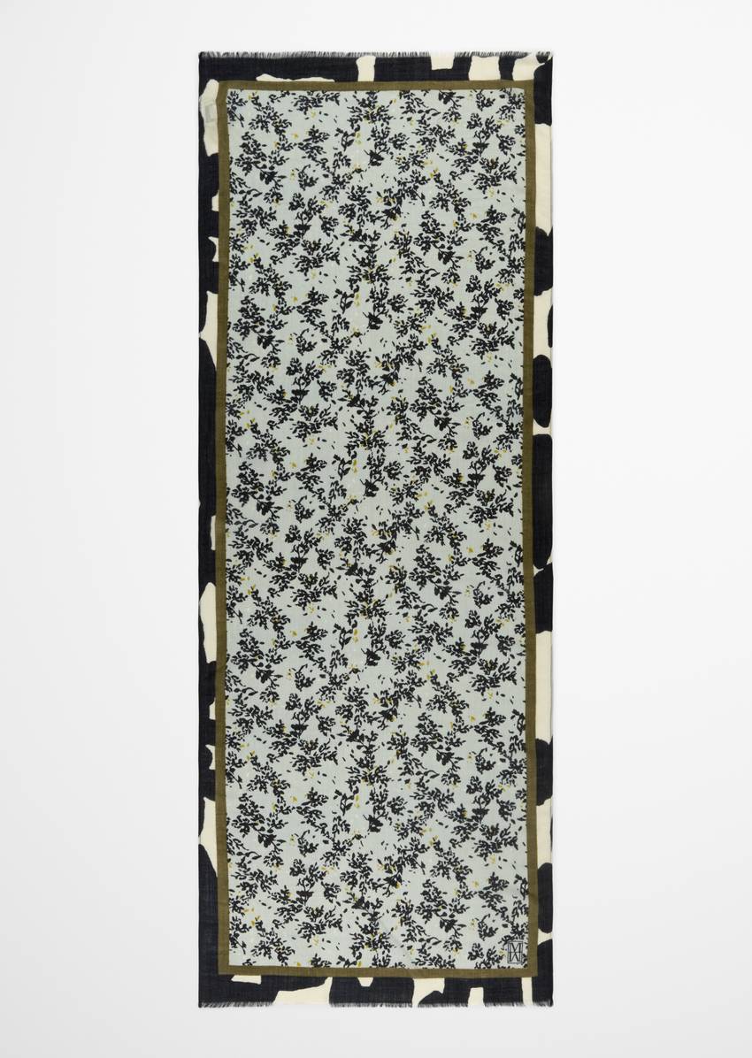 Shawl made from pure wool