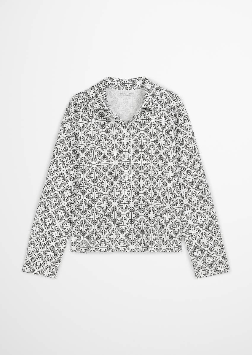 Lounge jersey shirt made from pure organic cotton