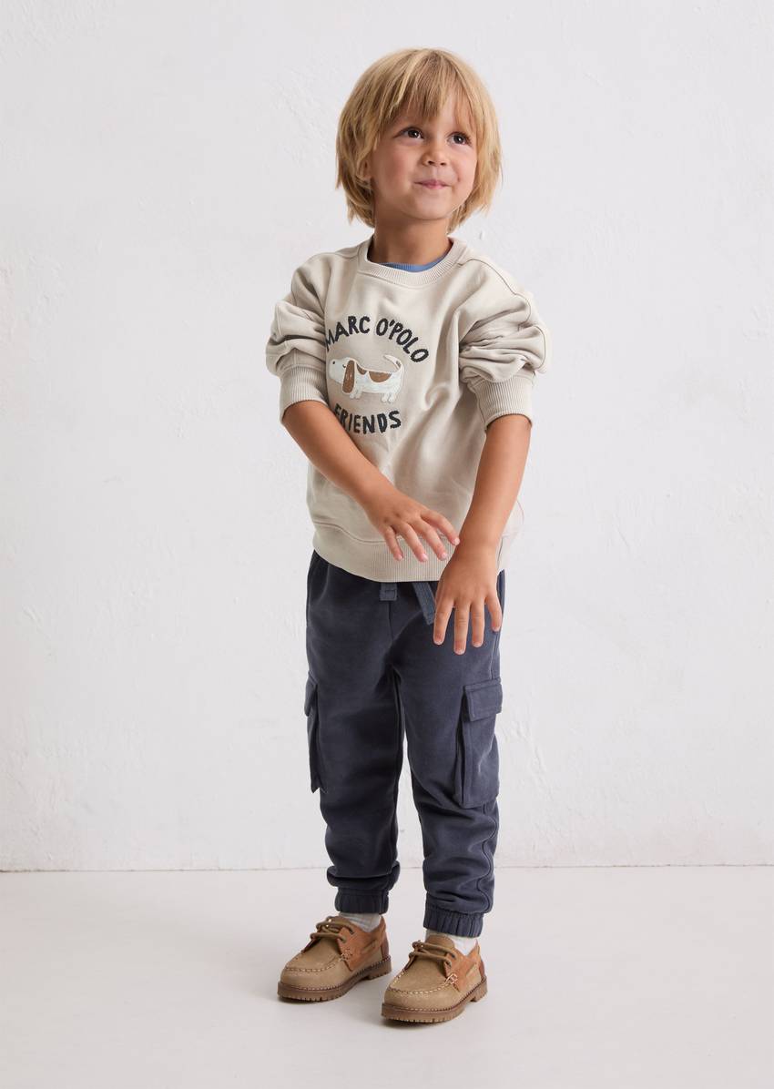 KIDS-BOYS sweatshirt made from pure organic cotton