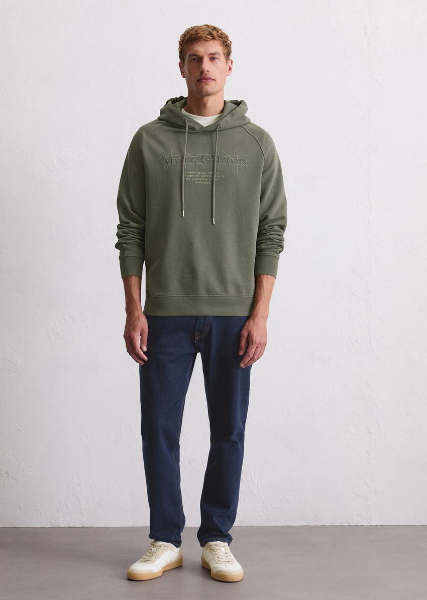 Hoodie regular made from recycled cotton
