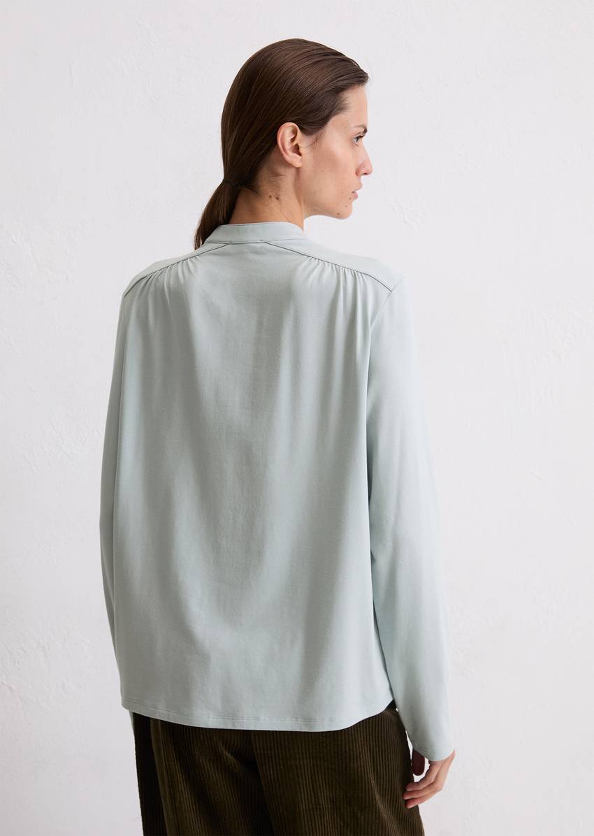 Relaxed jersey blouse with TENCEL™ Modal