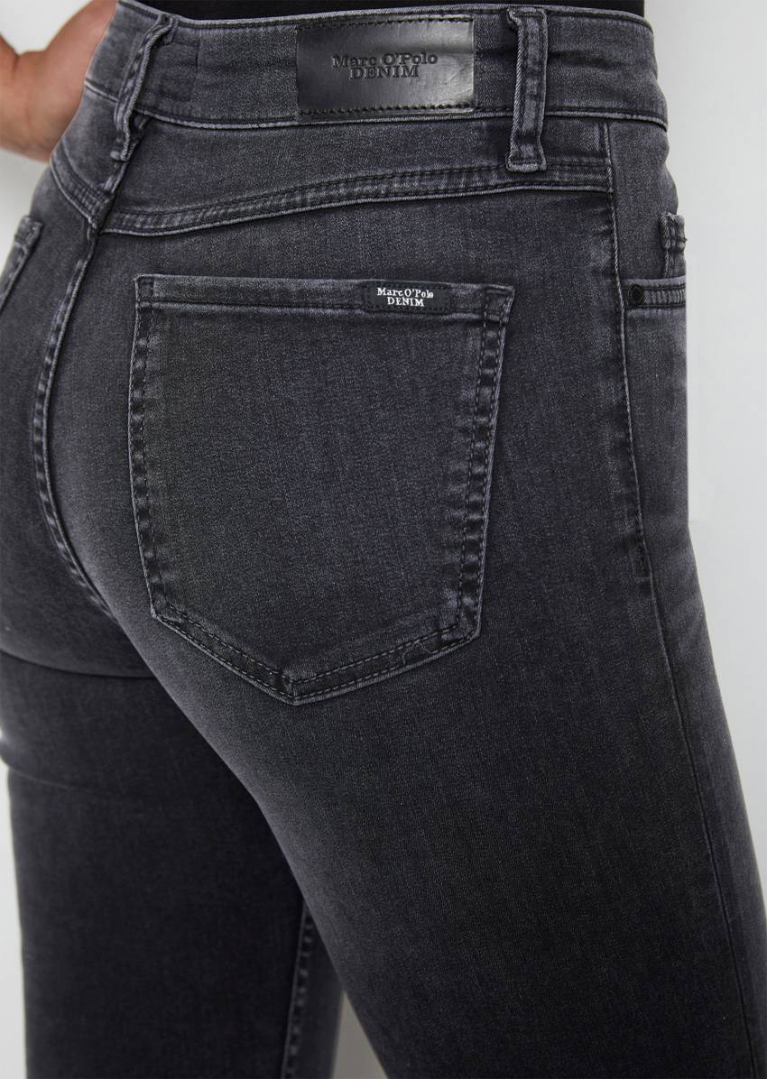 Jeans model Kaj skinny cropped made of blended organic cotton