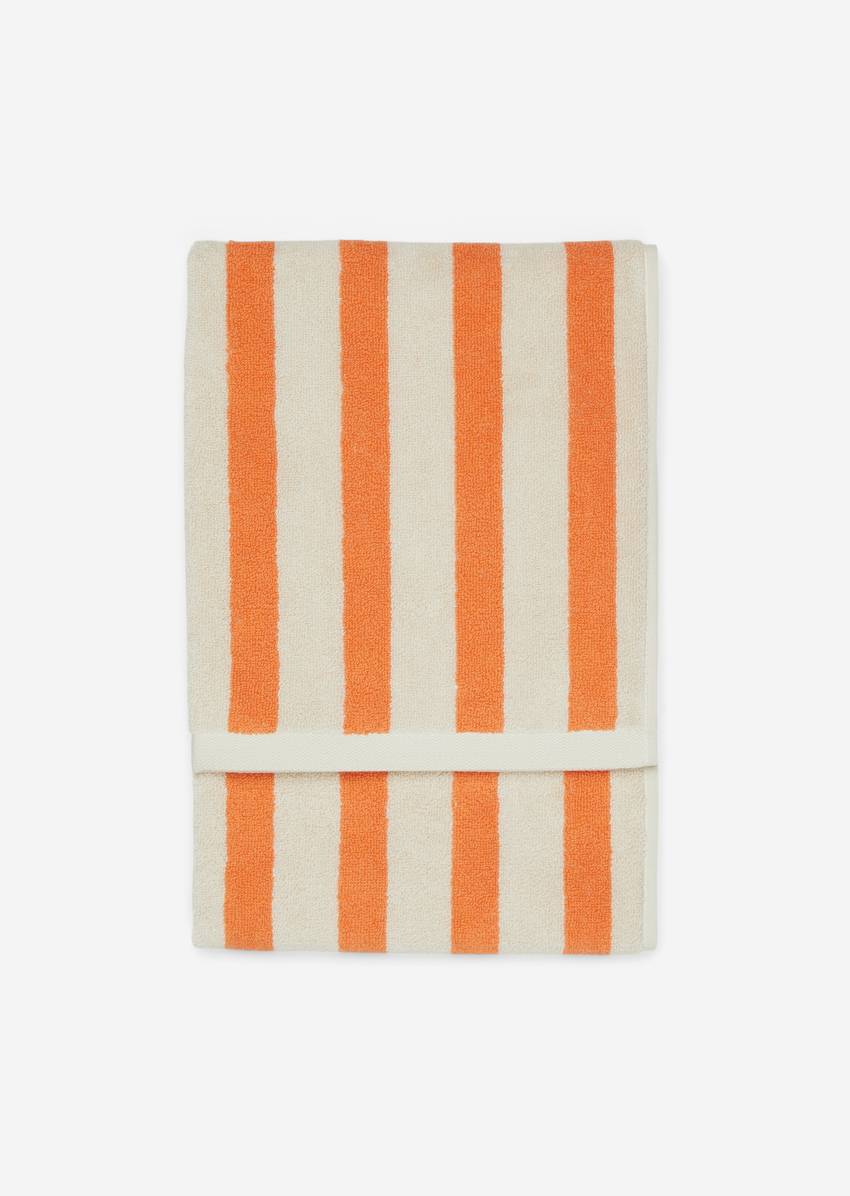 Guest towel model Heritage with jacquard stripe pattern