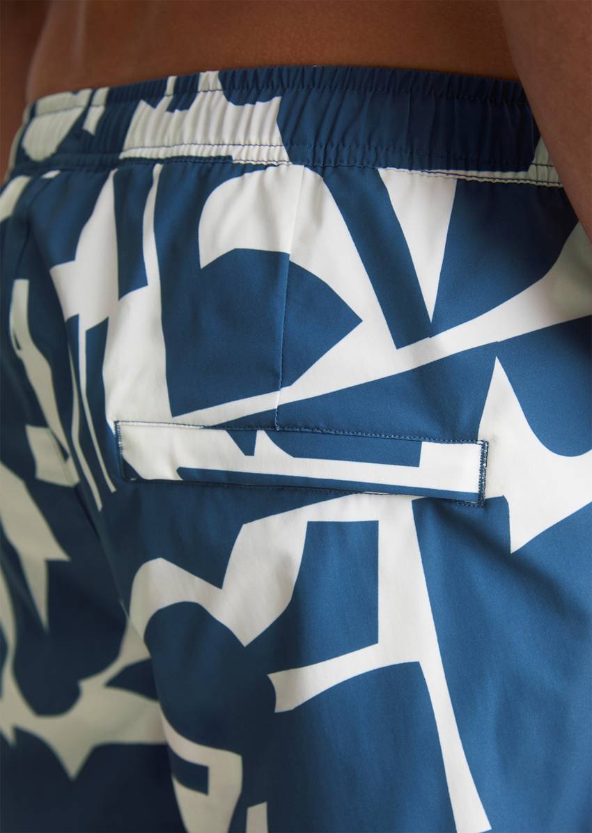 Swimming shorts made from recycled material