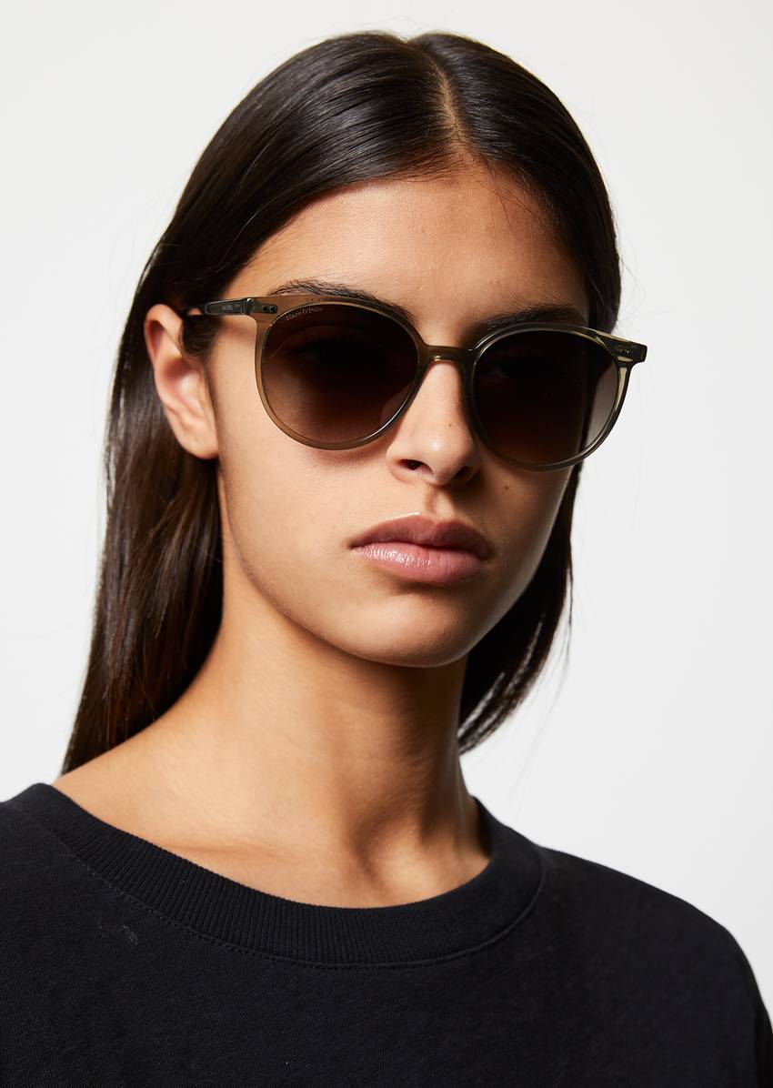 Unisex sunglasses with acetate frame