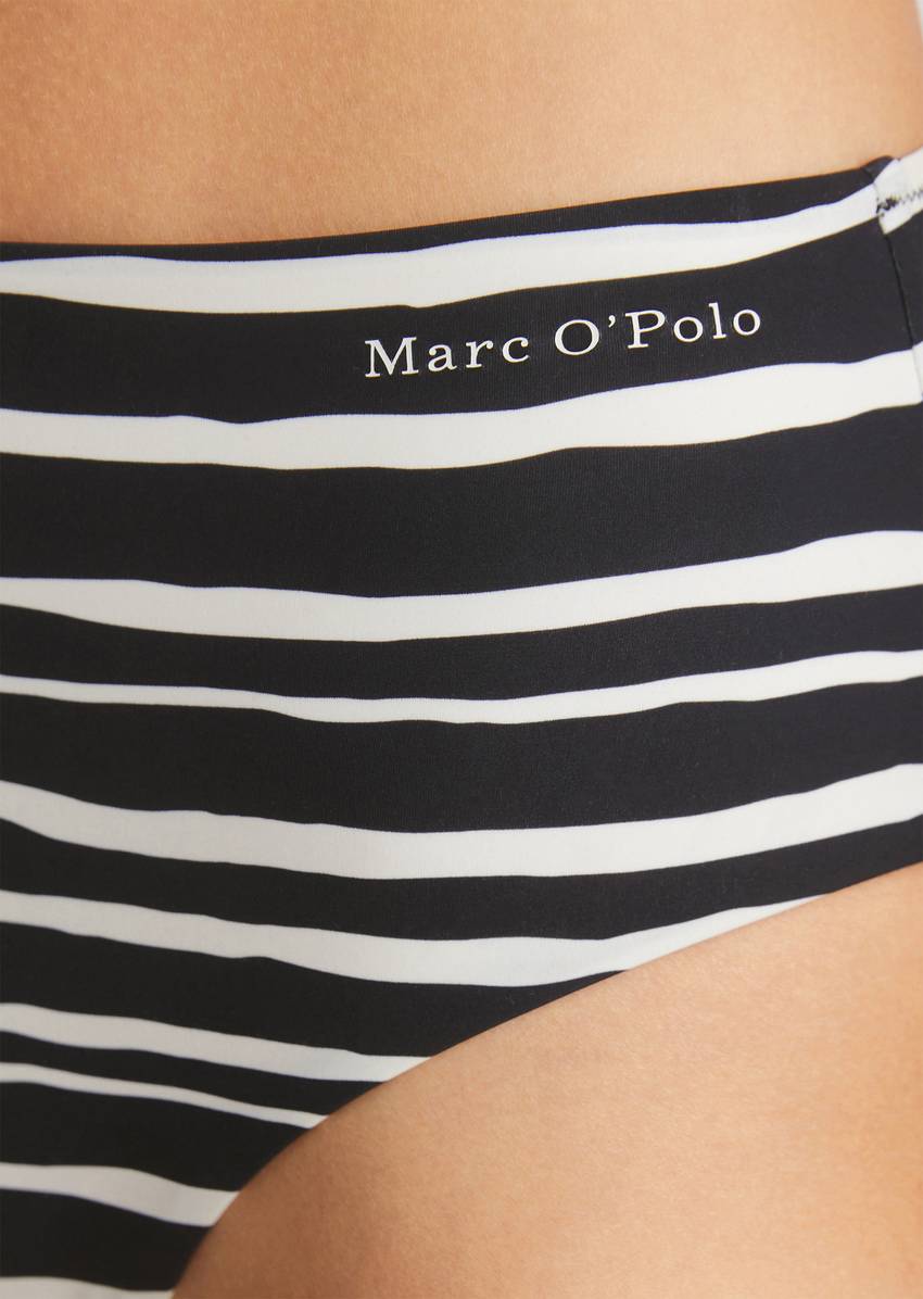 Bikini briefs made from recycled material