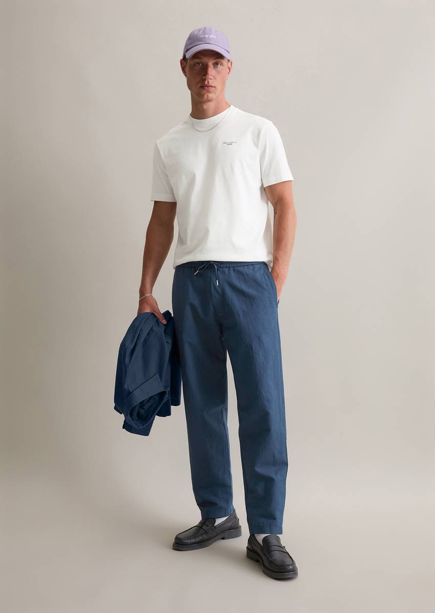 Linen jogger regular made from linen and organic cotton