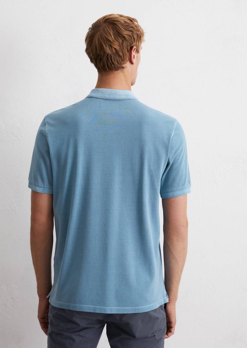 Piqué regular polo shirt made of organic cotton
