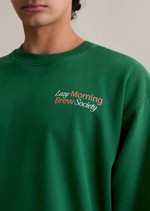 Relaxed sweatshirt with casual back print