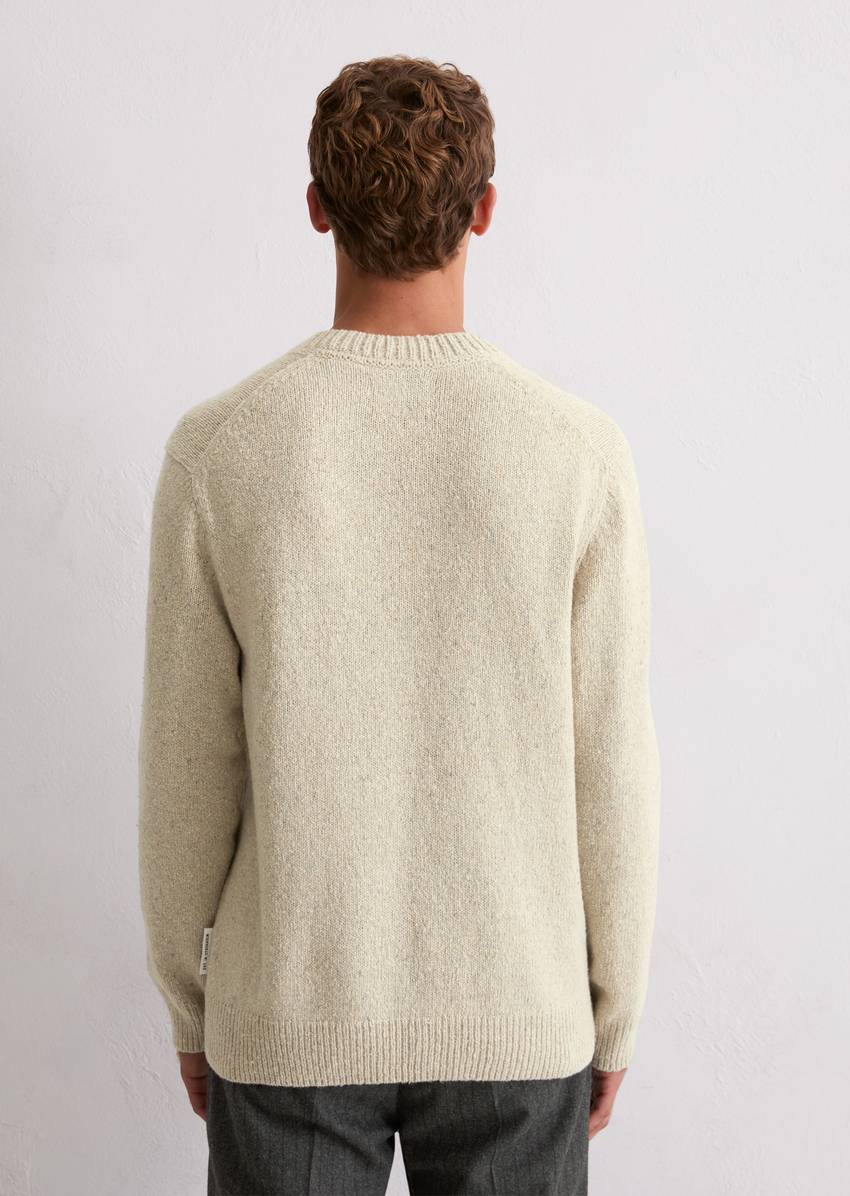 V-neck sweater regular made from a soft wool blend