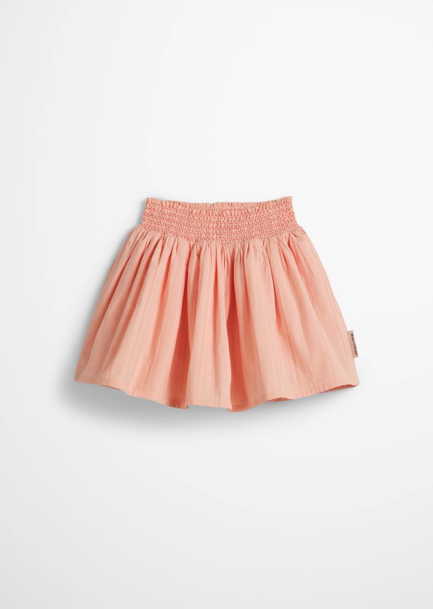 KIDS-GIRLS skirt with fine stripe structure