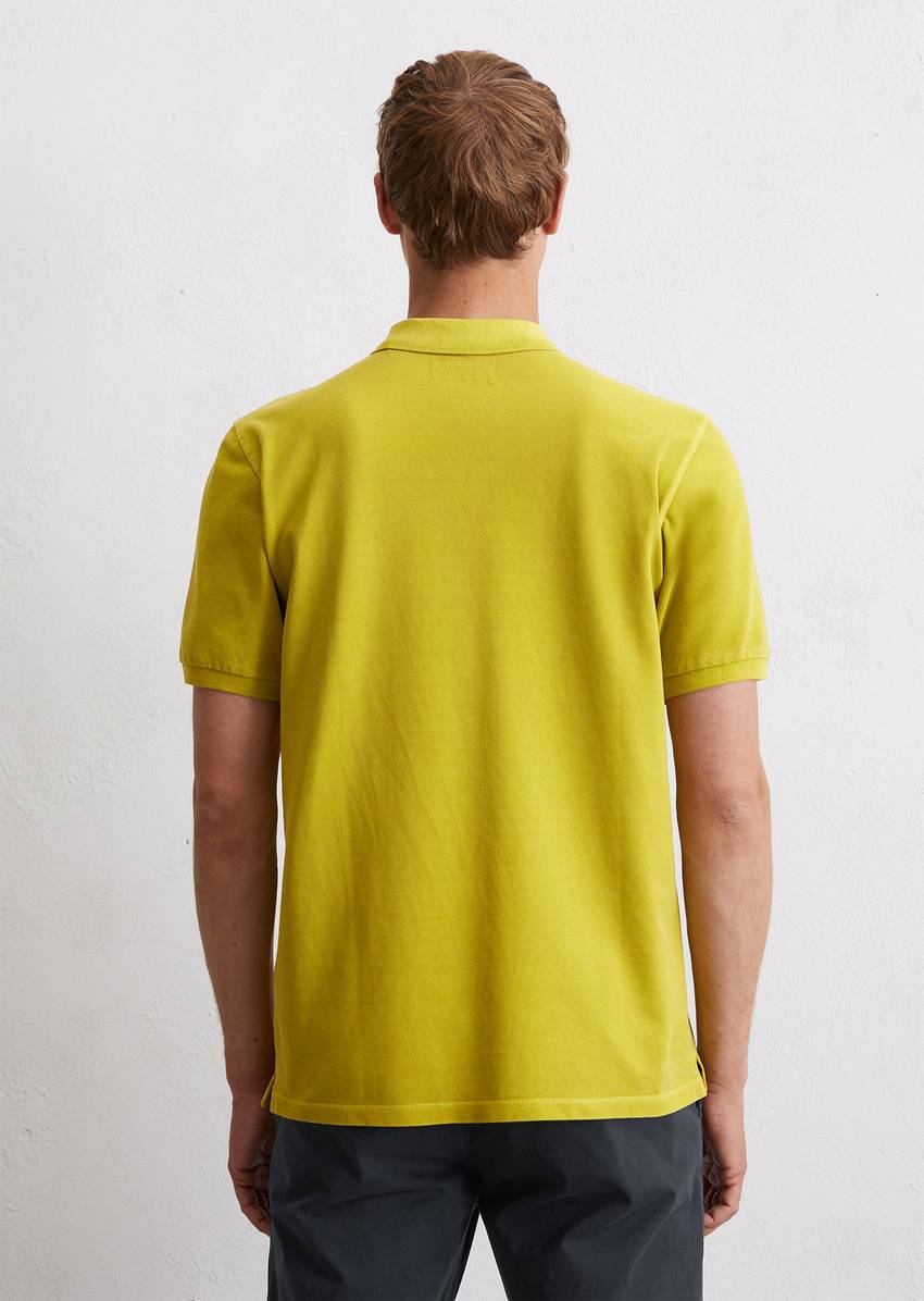 Piqué regular polo shirt made from organic cotton