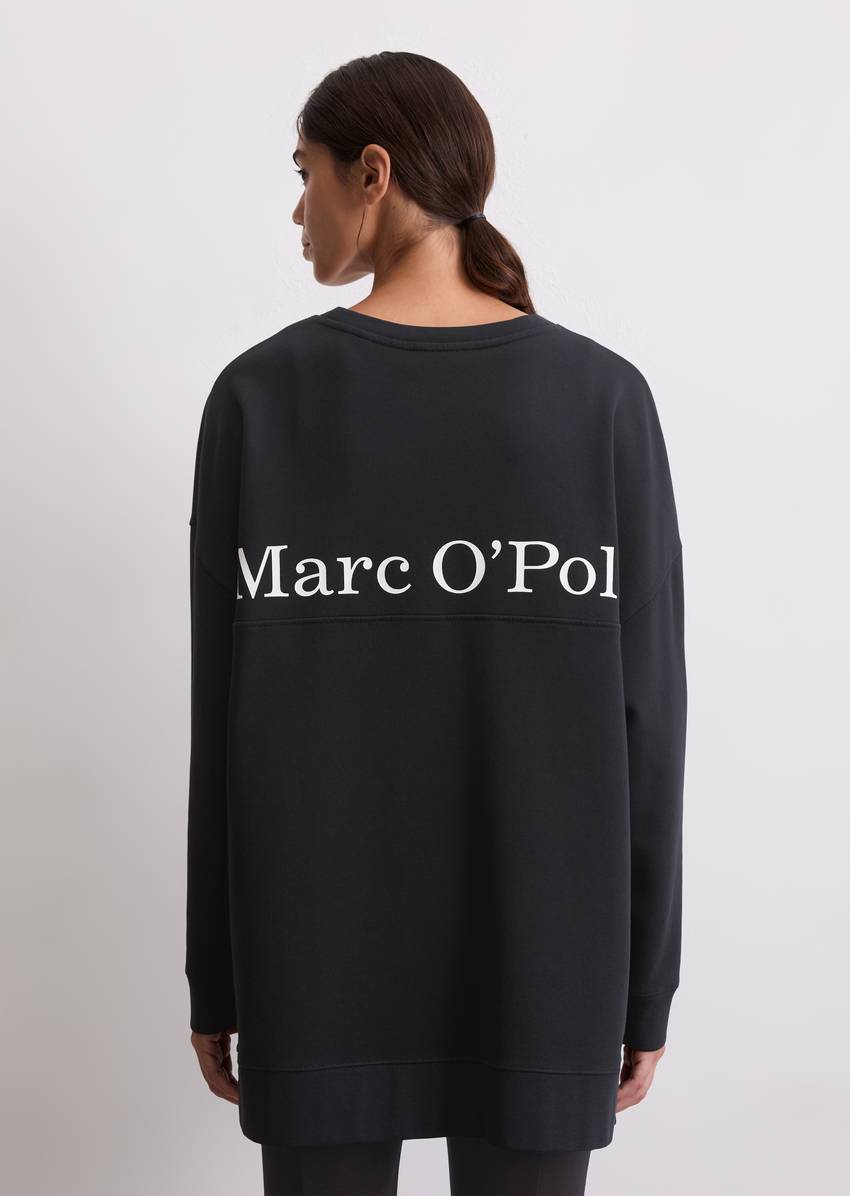 Logo sweatshirt loose made from organic cotton