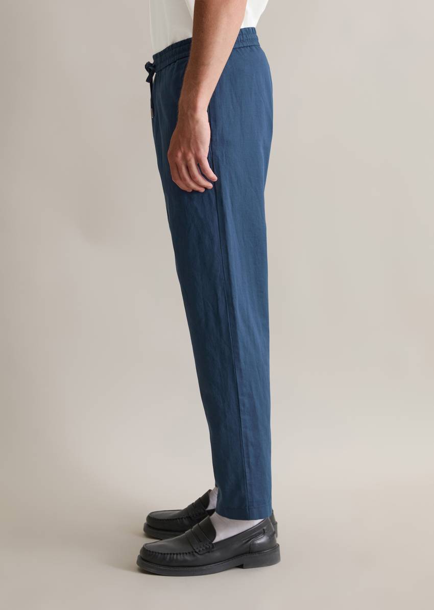 Linen jogger regular made from linen and organic cotton