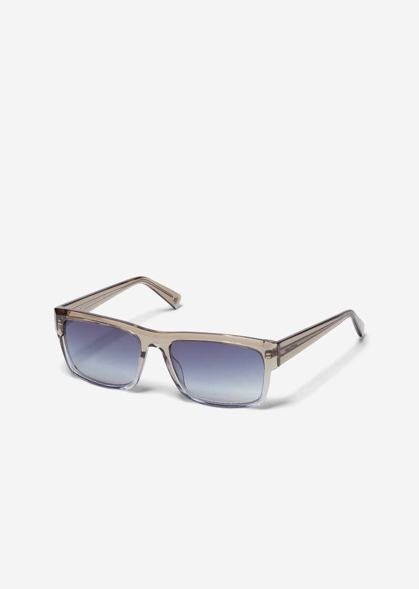 Men's sunglasses made from organic acetate