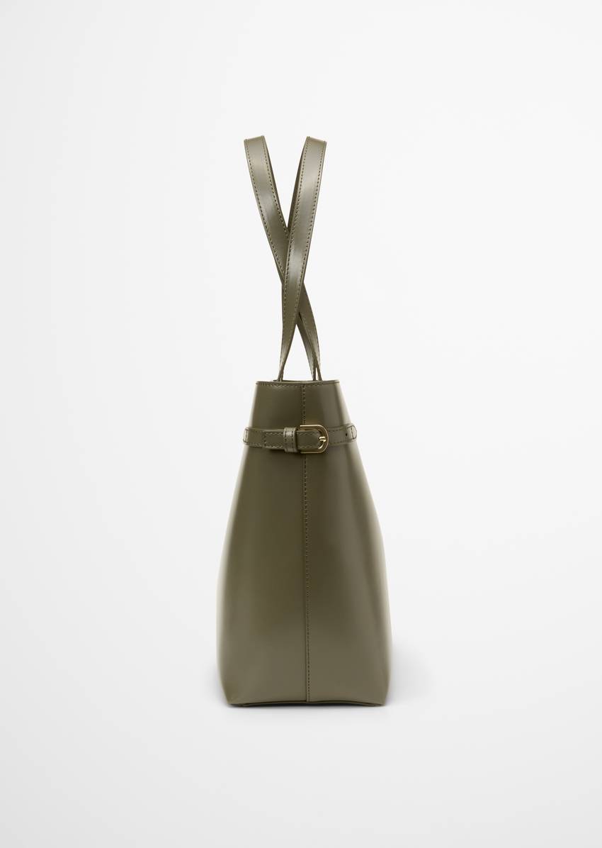 Shopper large with side straps