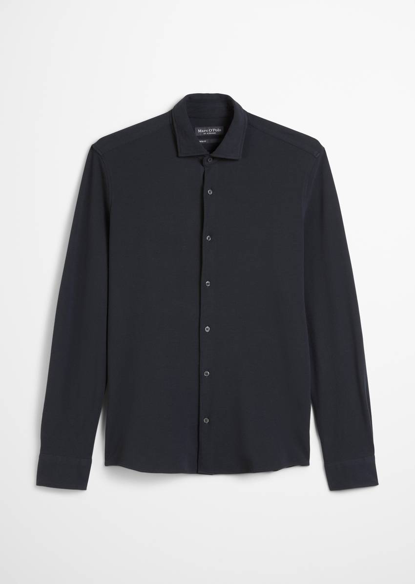 Shirt shaped made from organic cotton piqué