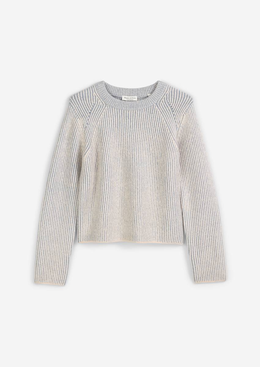 TEENS-GIRLS sweater two-tone striped