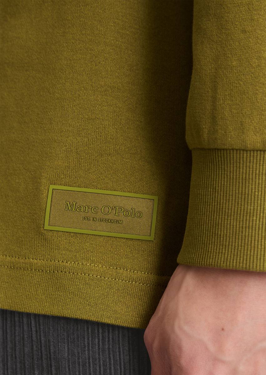 DfC stand-up collar longsleeve regular made from heavyweight organic cotton jersey