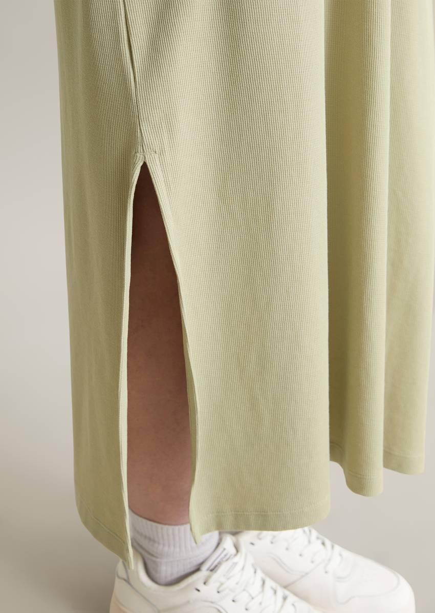 DfC jersey dress relaxed made from ribbed organic cotton