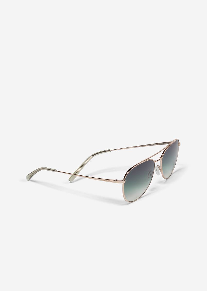 Unisex sunglasses in an aviator style