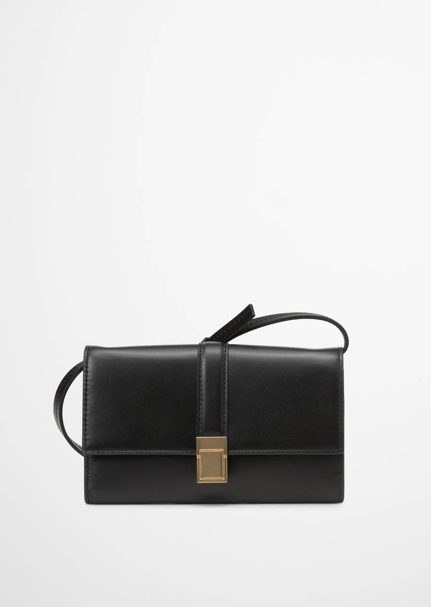 2in1 shoulder bag small made from fine cowhide