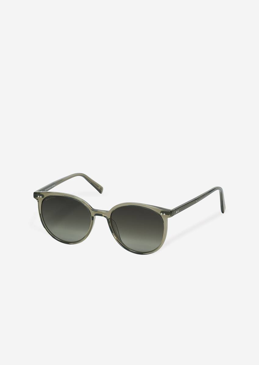 Unisex sunglasses with acetate frame