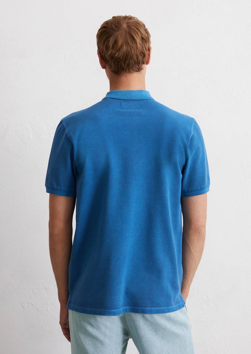 Piqué regular polo shirt made from organic cotton